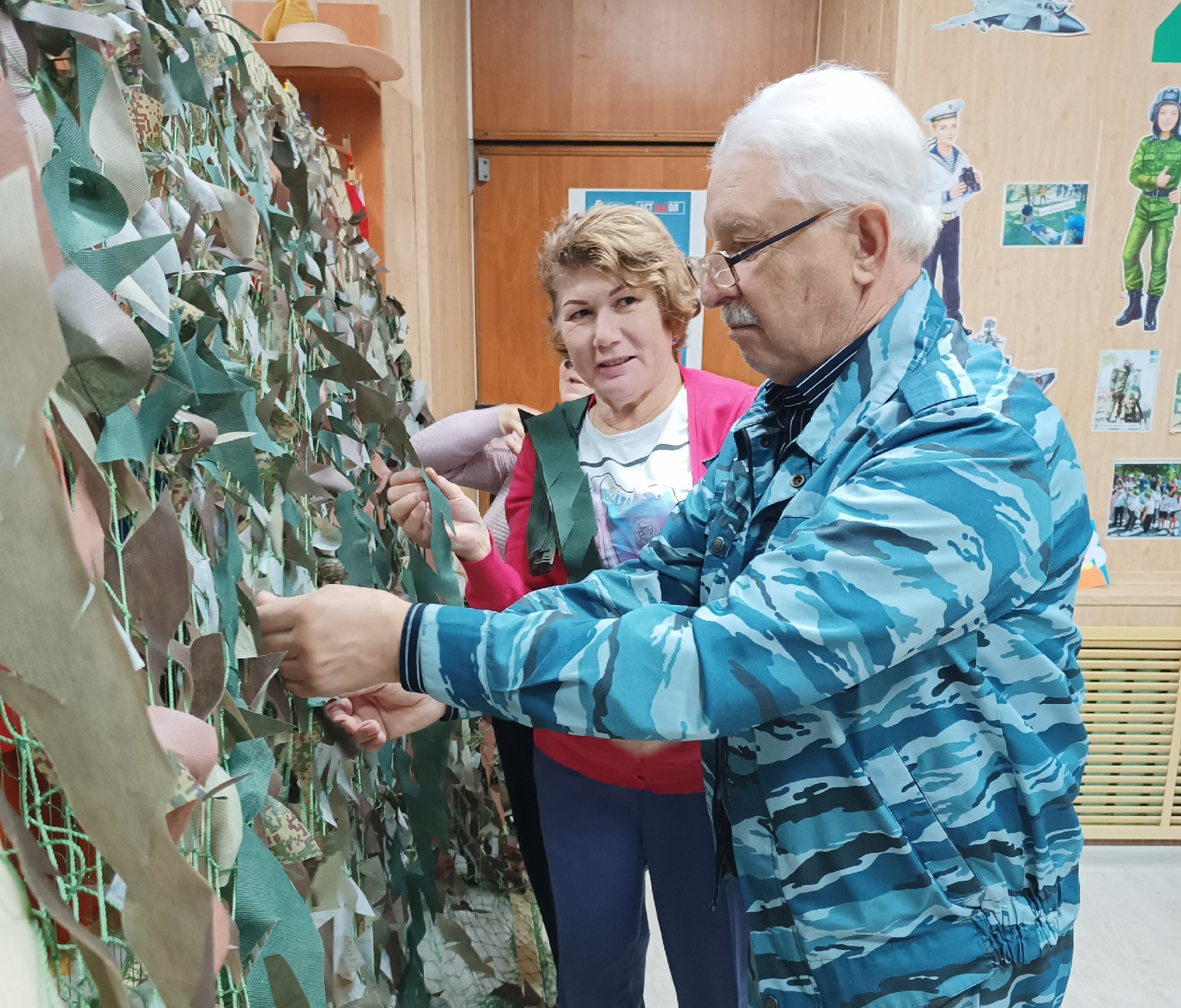 Создаём маскировочные сети 